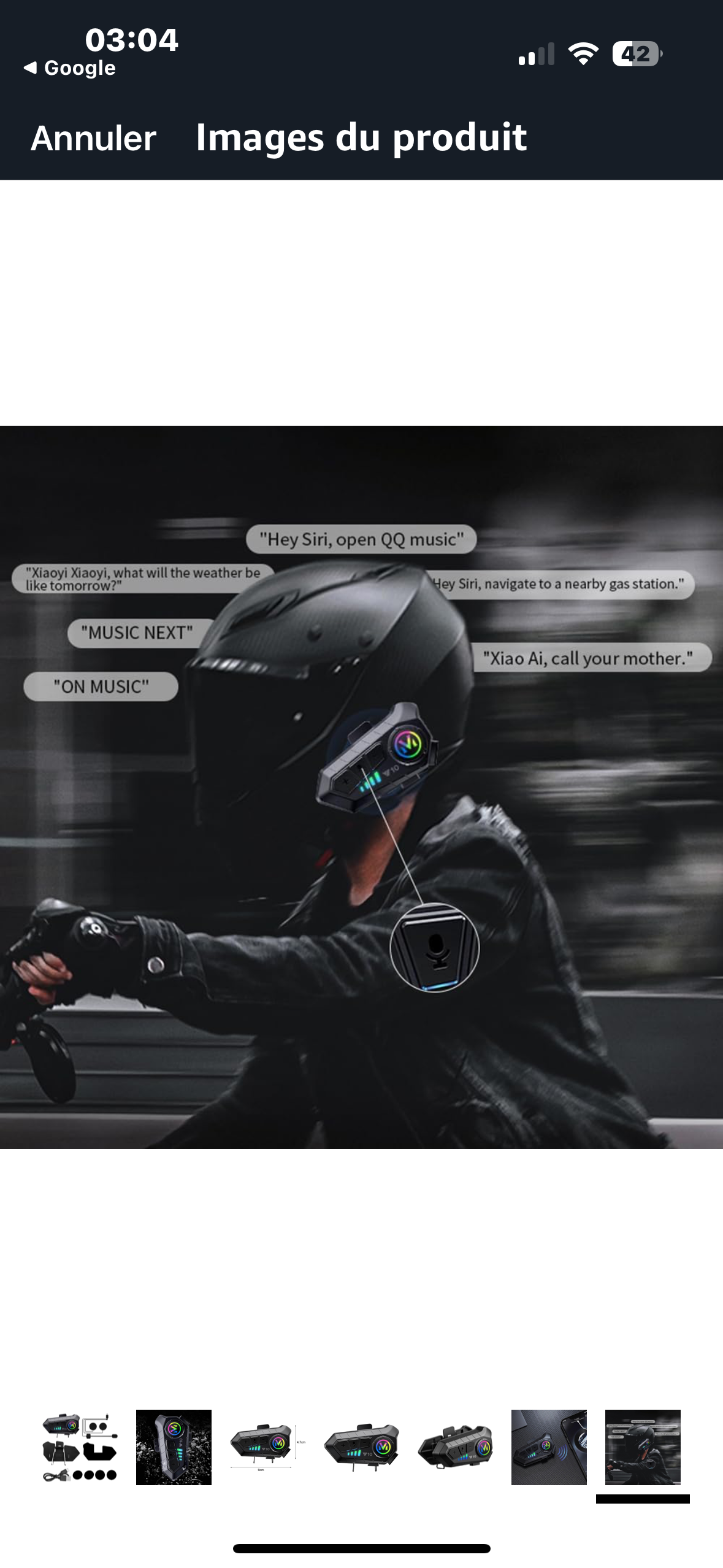 Kit Bluetooth 5.3 pour Casque Moto - Écouteurs Étanches, Appels Mains Libres et Lecteur MP3